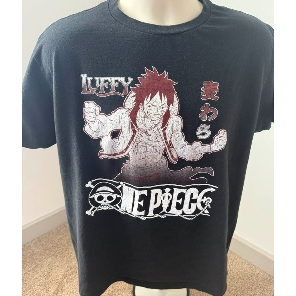 Ripple Junction ONE PIECE Luffy Short Sleeve T-Shirt‎ Mens Size Large Anime